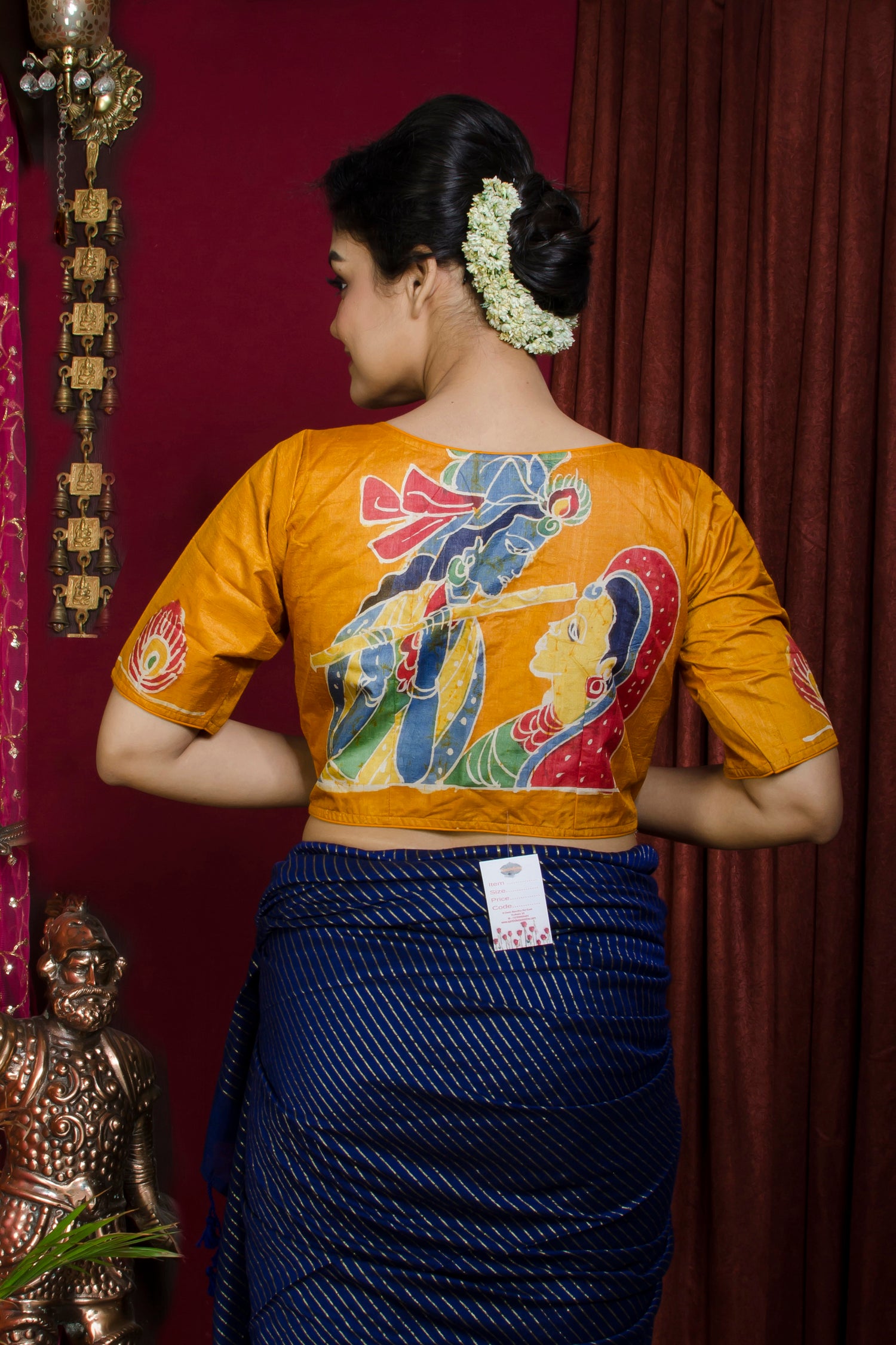 Tussar Hand Batik Blouse SN20227377