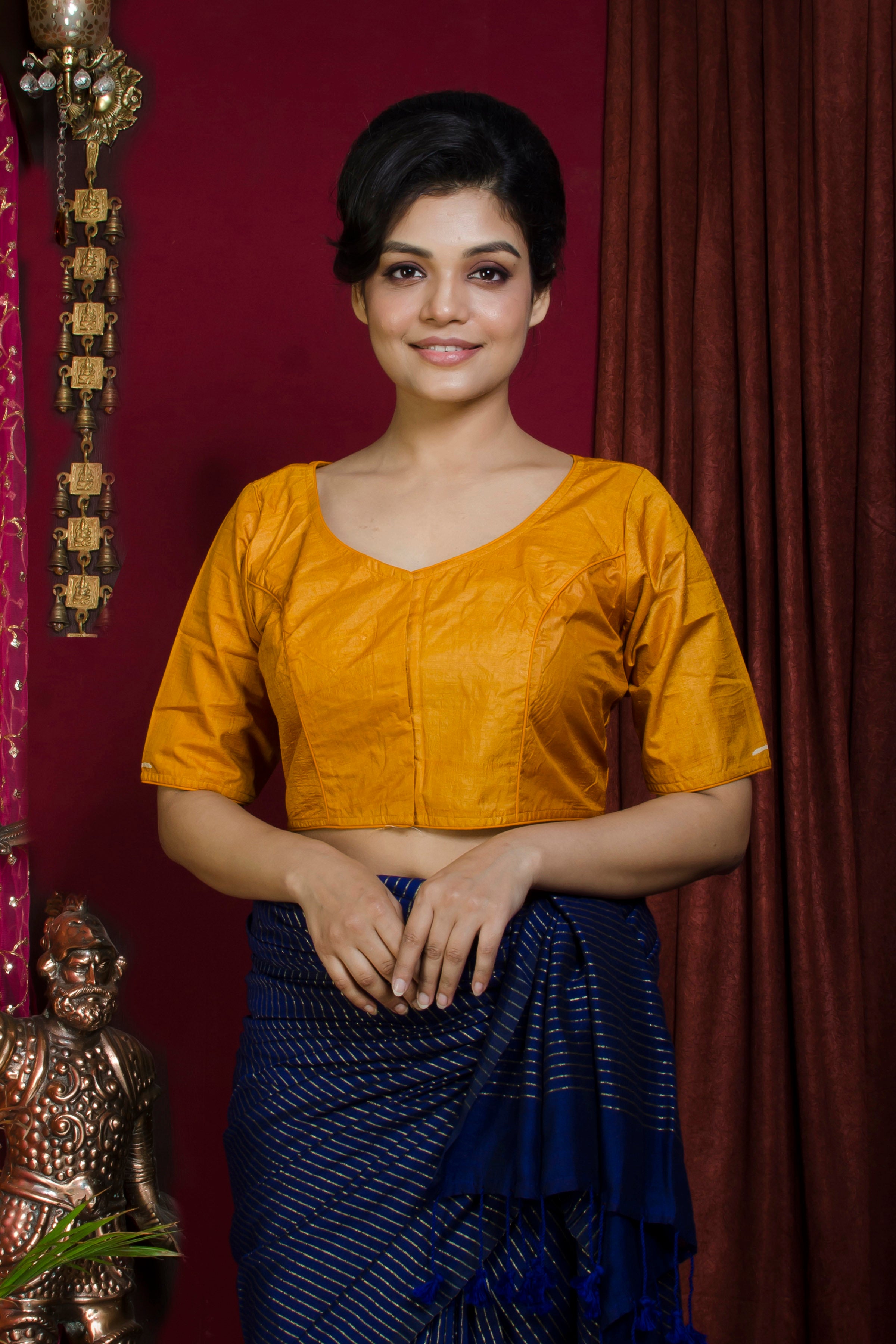 Tussar Hand Batik Blouse SN20227377