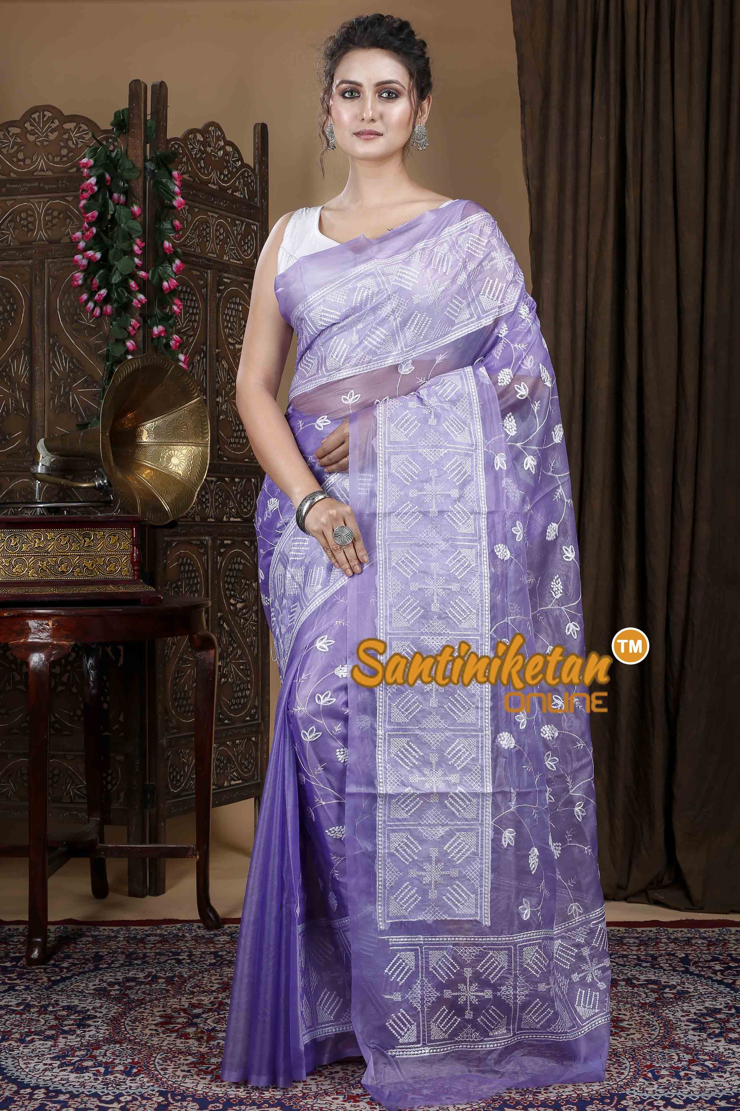 Kota Semi Organza Embroidery Saree SN202310025